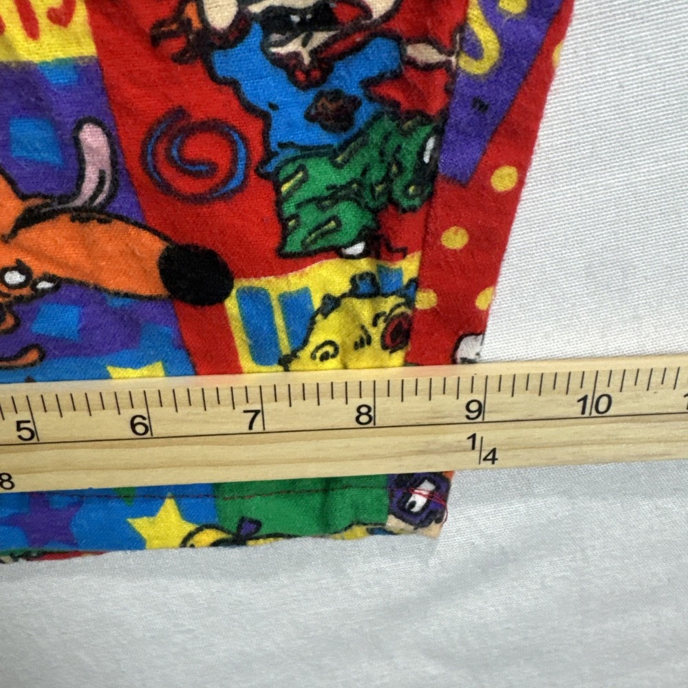 VTG Rugrats Lounge Pajama Pants Sz Medium Set drawstring's See Measurements - Picture 10 of 10